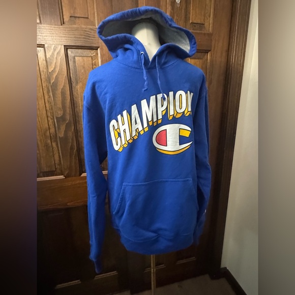 Men's Royal Blue Medium Hoodie - Picture 2 of 6